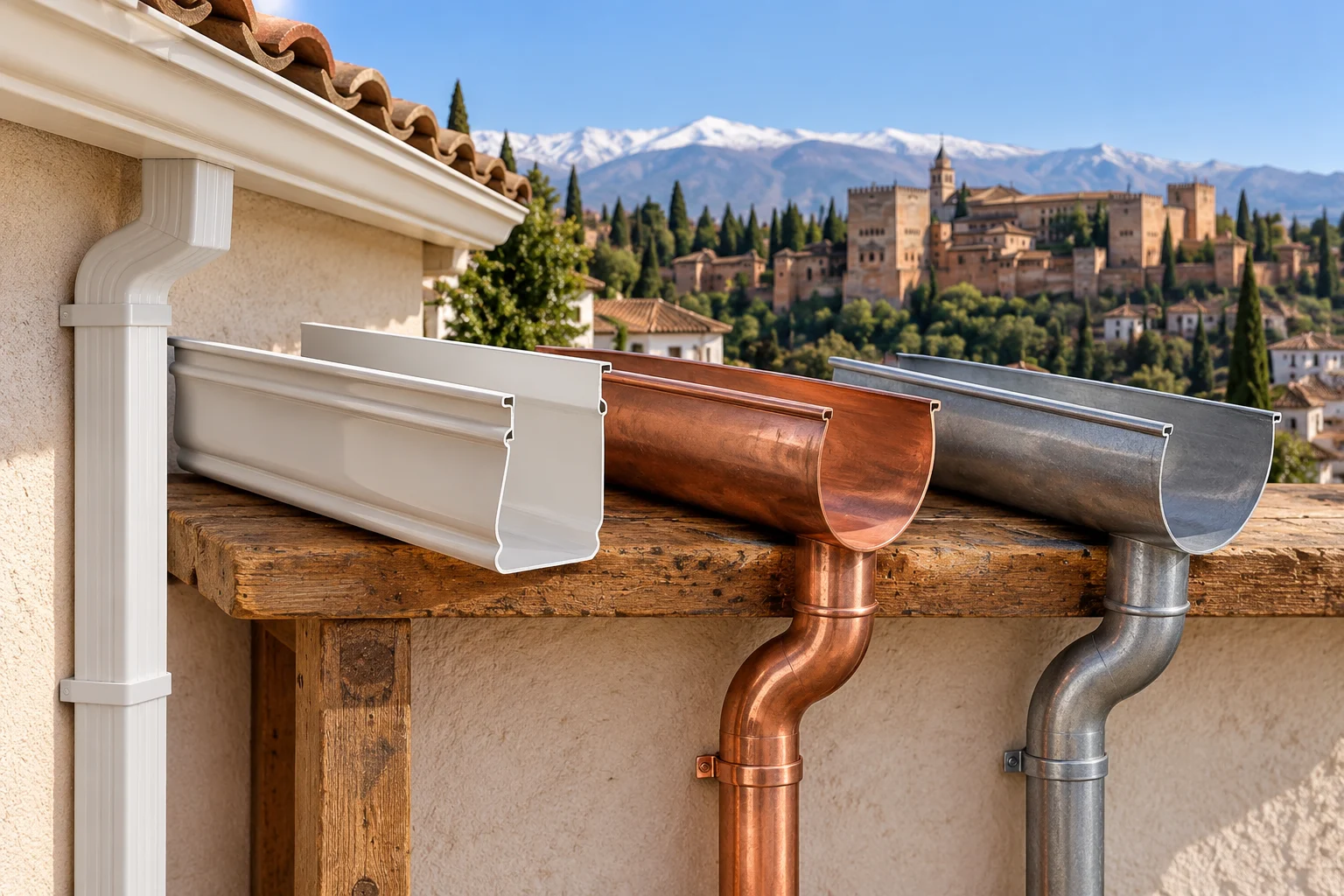 Perfil horizontal: material, forma y longitud